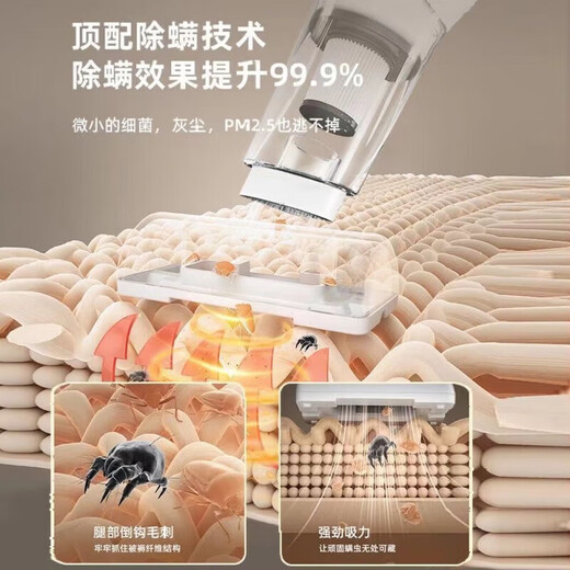 Xiaomi Buyi Trendy Life Appliances Wireless Portable Vacuum Cleaner Home High Suction Handheld Silent Pet Dog and Cat Hair Vacuum Cleaner Carpet Basic Short Style 99000pa High Suction Power