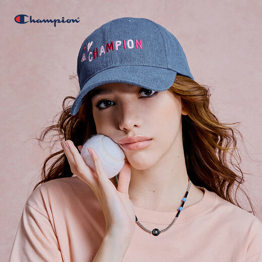 Champion American Champion Baseball Cap for Men and Women Casual Sun Protection Fashion Vitality Versatile Peaked Cap 24FWA05 Dark Blue