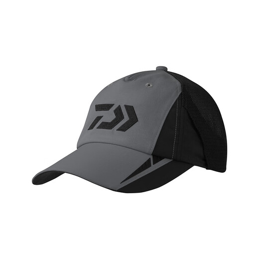 DAIWA Spring/Summer 25 DC-3225 Half Mesh Fishing Hat Water-Repellent Baseball Cap Duck Bill Sun Hat Sun Hat Black One Size