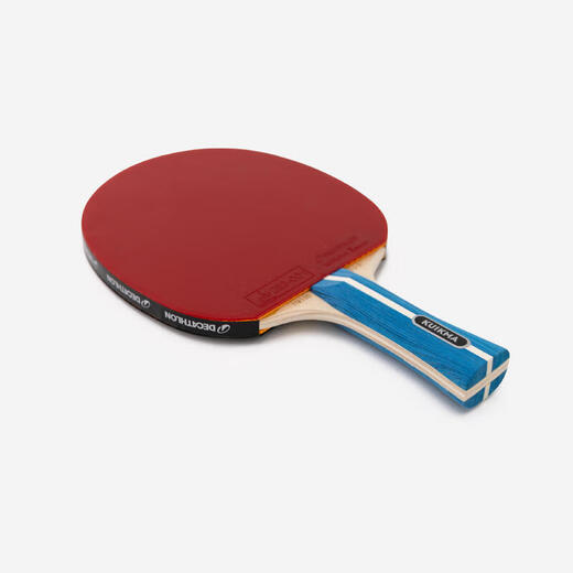 Decathlon table tennis racket horizontal double racket children's primary school table tennis high school entrance examination three-star finished racket-5165392
