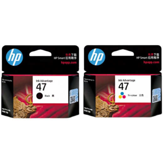 HP original 47 cartouche d'encre couleur noire 4877 4828 4829 4825 4826 encre d'imprimante originale HP 47 noir + jeu de couleurs