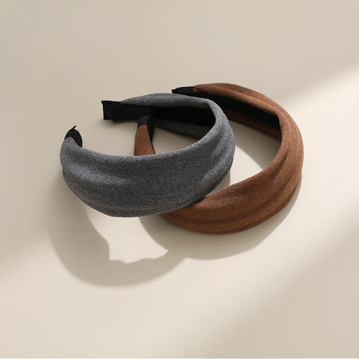 Chimera (CHIMERA) 2-piece high-ceiling small headbands showing face, wide-brimmed Internet celebrity face wash and hair tie headband to cover white hair and press hair girl's birthday gift