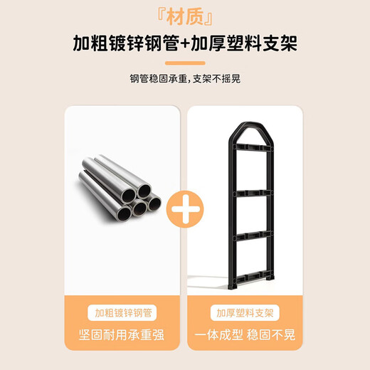 Yimo shoe rack door simple shoe rack dormitory multi-story rental room storage shoe rack five layers black 65