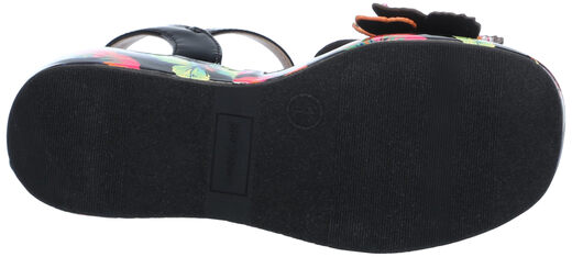 Betsey johnson girls lotty sandals black butterfly 5 big kids
