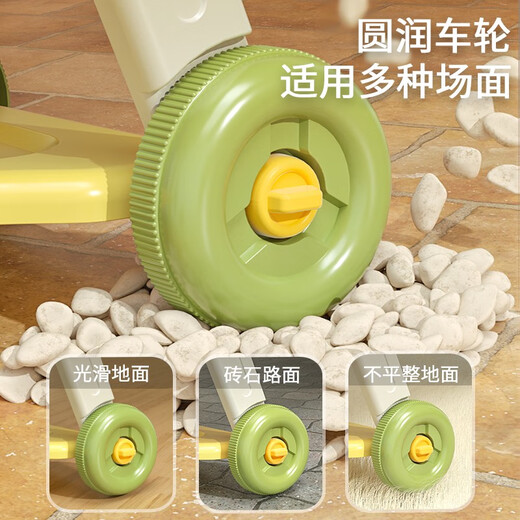 欧蓓儿购物车玩具宝宝小手推车儿童过家家水果超市男女孩厨房小孩1一3岁 标准版沁柠绿三层购物车-裸车