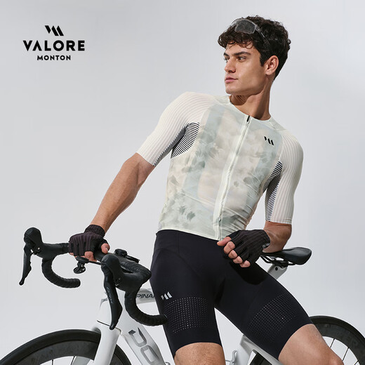 VALORE MONTON summer breathable quick-drying road bicycle AOE cycling jersey dark outdoor dark floral black short top 2XL