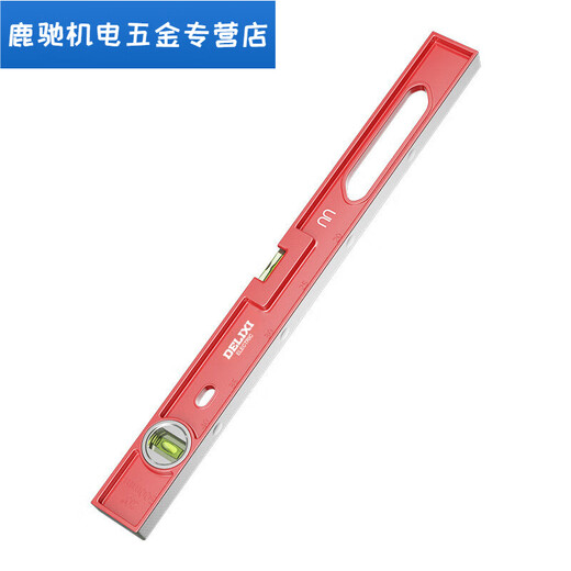 Qinkai level high-precision solid cast aluminum industrial grade heavy-duty all-aluminum alloy multi-functional anti-fall ruler for decoration strong magnetic type solid cast aluminum-600mm