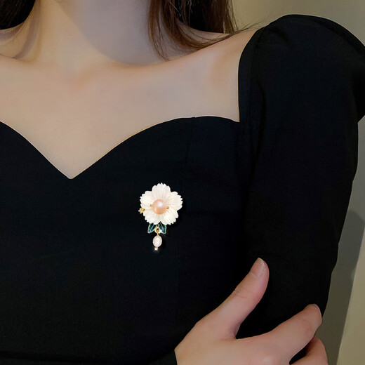 SENDME antique brooch gift box high-end corsage Hanfu brooch fashion accessories birthday gift for girlfriend antique tassel brooch 5-piece gift box