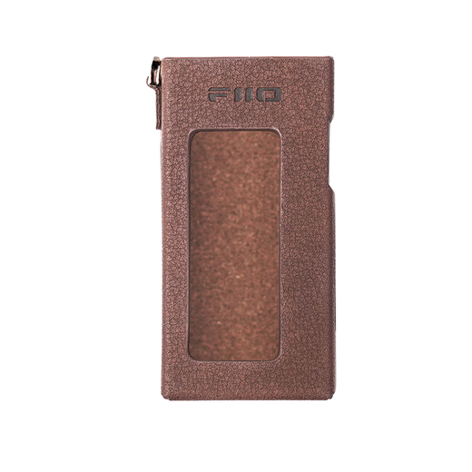 Customized eco-friendly PU protective cover for FiiO RR11 radio SK-RR11 brown