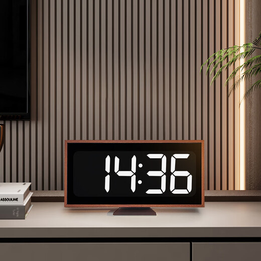 Momen clock, living room, bedroom, home furnishings, desktop clock, large screen, LED desktop, large digital electronic time display