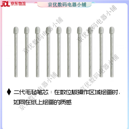 WACOM数位板笔芯BAMBOO CTL-460 660 470 471 671 672手绘板笔尖 原封DTC-133标准笔芯五支装 【送更换器】 0x0cm