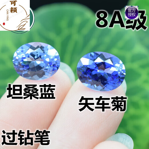 Christine cultivated sapphire 8A grade tanzanite loose stone oval cornflower blue ring face loose diamond tanzanite 10x12mm