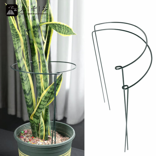 Jiuqiangu Plant Support Frame Gardening Flower Stand Balcony Garden Hydrangea Rose Climbing Semicircle 20*35CM 3 Pairs 6393