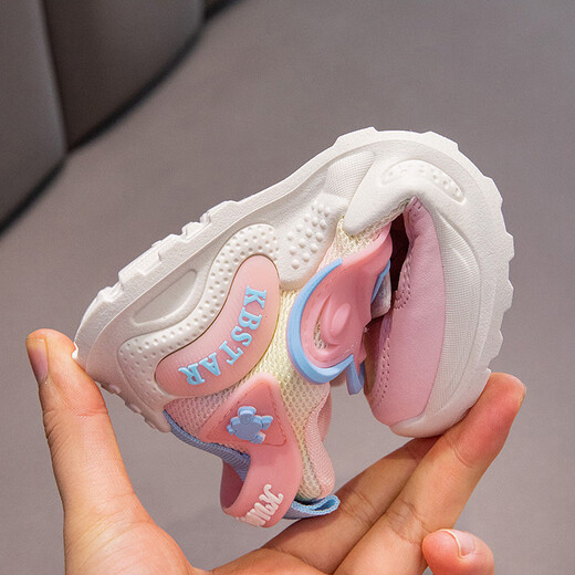 
anta kids Anta official website girls mesh sports shoes soft sole dad shoes 2025 spring and autumn new boys running shoes children breathable mesh shoes 9922<purple> 26 _Shoe length 16.3cm