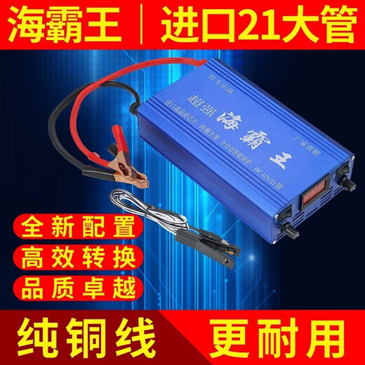 Inverter head deepwater new high-power inverter 12V multi-functional intelligent boost power converter high voltage intelligent 24-tube pure copper wire gift package