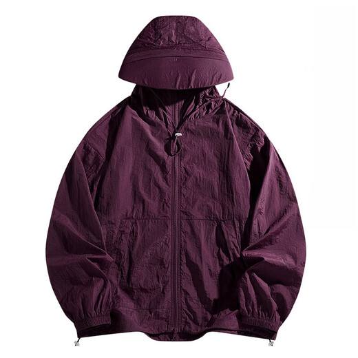 Jiaoxia Forest 2025 New Couple Ice Silk Sun Protection Clothes for Men and Women Same Style Summer Skin Clothing Breathable Fishing Clothing for Men DQ627 Glacier Blue 2XL