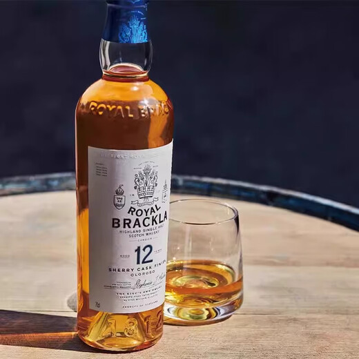 ROYAL BRACKLA12年单一麦芽苏格兰威士忌雪莉桶版进口洋酒行货 皇家布莱克拉12年雪莉
