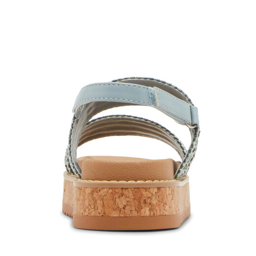 Steve Madden girls stroller sandals, robin blue, 2 kids robin blue 2 kids