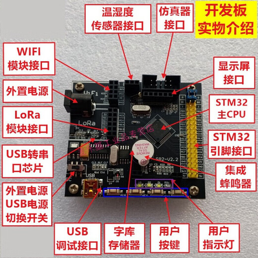 ESP8266 Lora Desarrollo Board SX1278 ESP8266 Junta de desarrollo STM32 IoT Desarrollo Board Paquete personalizado 2