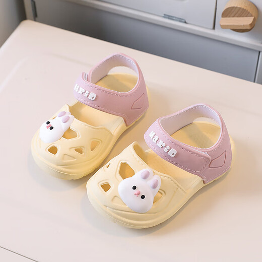 Children's Bara Girls Baby Sandals Summer Infant and Toddlers Small Middle School Boys Anti-slip Soft Sole Bathroom Beach 9277/Gray-blue 16/Inner length 16cm Suitable for foot length 16cm