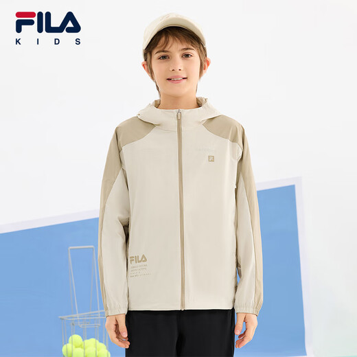 FILA children's sun protection clothing 2025 summer new style cool and light jacket for middle and large children GY 160