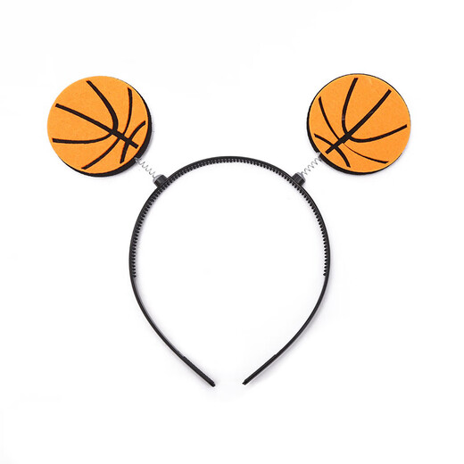 Zi Jiafu Sports Games Basketball Headband Headwear Support Volleyball Football Table Tennis Hairpin Children's Children's Day Performance Headwear Props Football