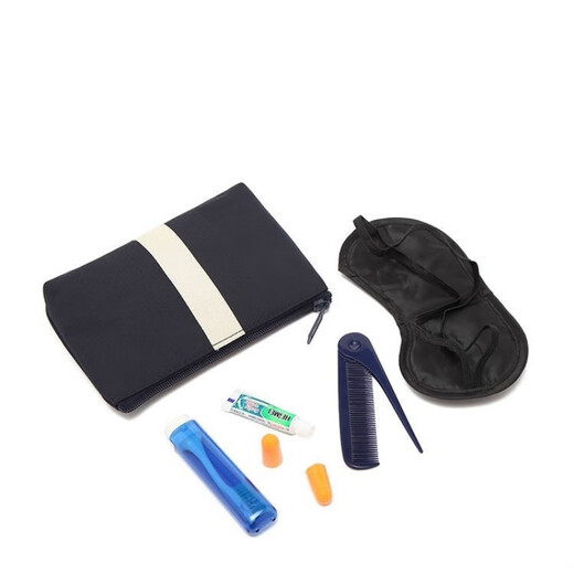 Airlines first class customized high-end toiletry bag, travel cosmetic bag, portable travel bag, light travel, send an empty bag, does not include accessories
