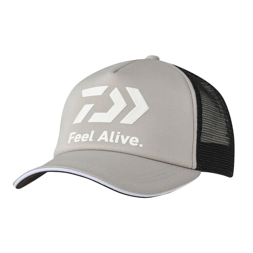 DAIWA Spring/Summer 25 DC-6225 Half Mesh Baseball Cap Basic Versatile Sunshade Fishing Cap Peaked Cap Beige One Size
