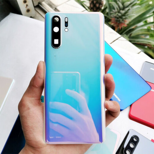 What is suitable for Huawei P30pro glass back cover P30PRO back case back screen battery mobile phone back cover without label P30Pro back cover black separate back cover - free tool kit