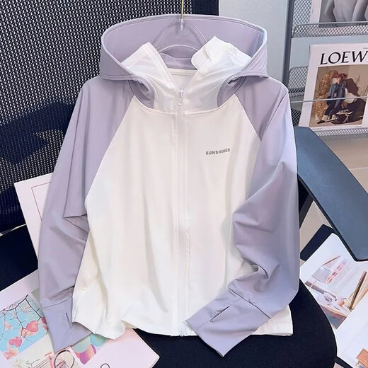 Disney 2025 New Style Children's Skin Clothing Lightweight and Breathable Little Girl Ice Silk Summer Clothes Girls Sun Protection Clothes Jacket White 160