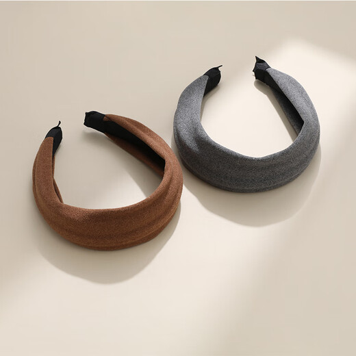 Chimera (CHIMERA) 2-piece high-ceiling small headbands showing face, wide-brimmed Internet celebrity face wash and hair tie headband to cover white hair and press hair girl's birthday gift