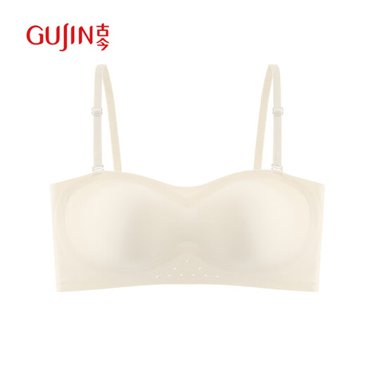 Ancient and modern (GUJIN) invisible underwear for women, strapless, chest-wrapped, tube top, non-slip, push-up, side breasts, beautiful back, big breasts, smaller, anti-sagging bra