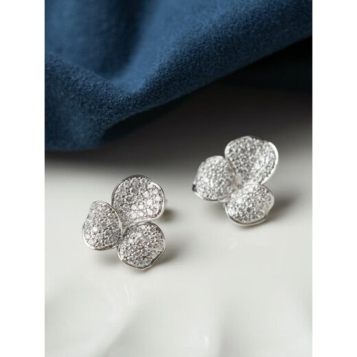 2025 New Pearl Earrings Gift Niche Versatile Earrings Platinum Gray Natural Seawater Platinum Gray Pearls 14mm