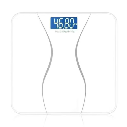 Body weight scale smart body fat scale electronic scale human body small human body household precision charging weight loss special body scale precision weight scale charging model pearl white