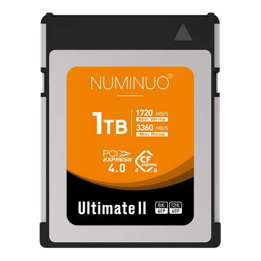 Numino CFexpress Type B4.0 storage card Nikon Z8 Z9 XH2 R5C GFX100II CFB memory card high-speed continuous shooting Orange card second generation Orange card second generation 4.0 1T memory card + USB3.2 card reader