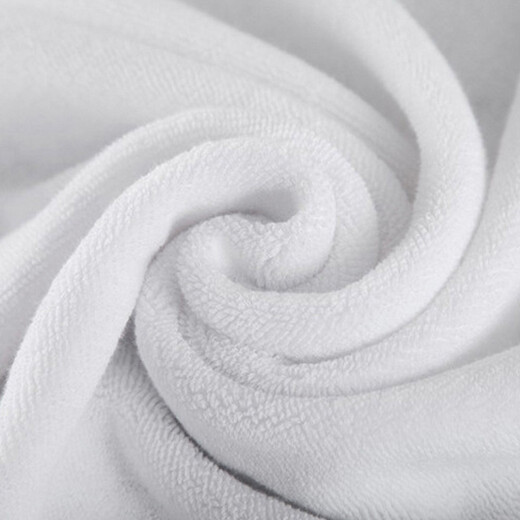 Hotel hotel beauty foot bath club pure white thickened absorbent adult large towel white bath towel 500g long hair soft 70*140cm