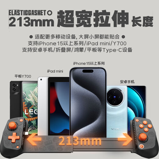 GAMESIR Zero ZZZ joint stretch game controller X5 Lite custom rocker cap set MIHOYO mobile Android Type-C mobile game mobile game peripherals