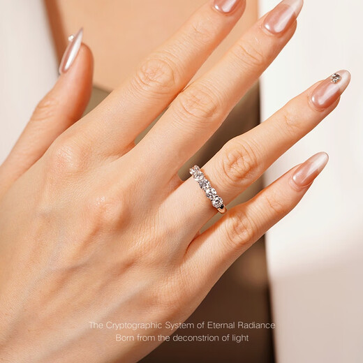 LEGEND LIGHT Five Princess Row Diamond 18k Gold Setting Cultured Diamond Ring No. 11 Free Zootopia Eternal Flowers