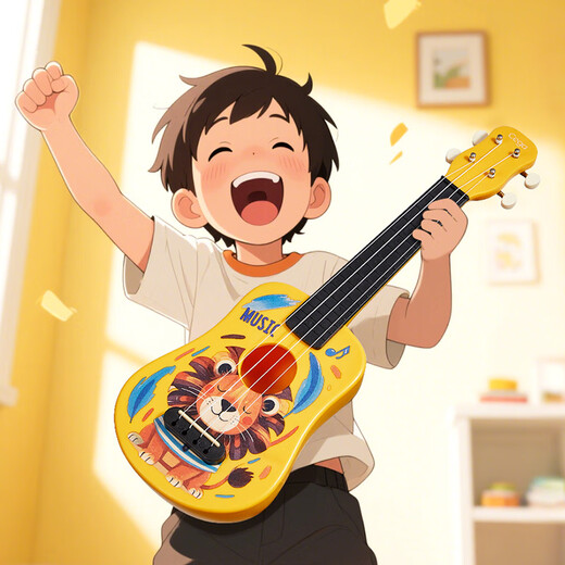 Maegu Ukulele Children's 21-inch Beginner Four-String Small Guitar Easy to Learn Musical Instrument Children's Christmas Birthday Gift