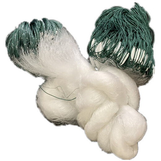 Yuzhiyuan 0.3 thick wire 1.5 meters to 6 meters high three-layer floating net floating net fishing net silver carp grass fish net sticky mesh wire mesh fishing net 0.30 thick wire 6 meters 7 fingers 100 meters floating net