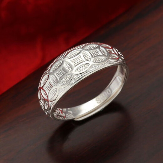 ARY transfer S999 sterling silver ring for men and women, single ring, fashionable man's personalized Pixiu open ring for men and women, domineering Pixiu ring