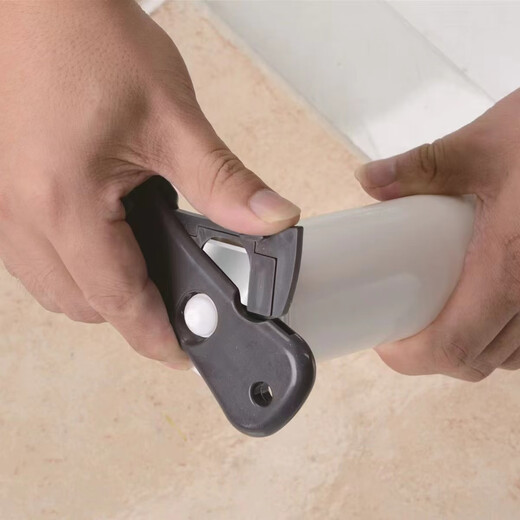 Shantou Lincun glue scissor and glue nozzle artifact new two-in-one manual glue cutting glass glue nozzle structure glue nozzle universal scissors new glue nozzle scissors 1 + 5 blades