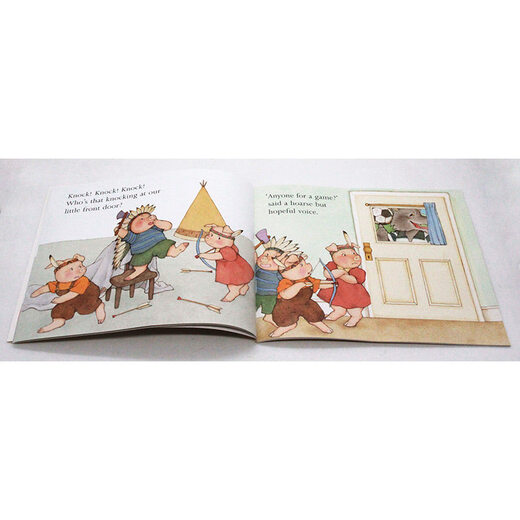 英文原版绘本 Go Away Mr Wolf 走开大灰狼先生 趣味韵律英文阅读翻翻书 幼儿童早教启蒙英语读物图画故事书 廖彩杏有声书单推荐