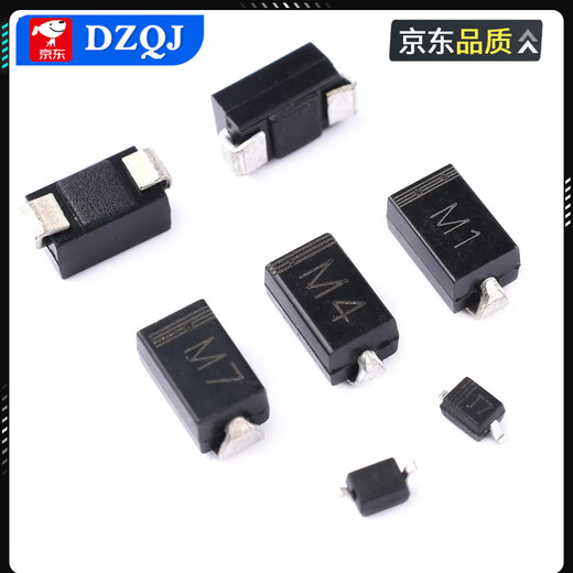 SMD rectifier diode 1N4007 IN4004 1N4001 SMA package silk screen T7 M7 M4 M1 1N4007 SMA silk screen M7 (50 pieces)