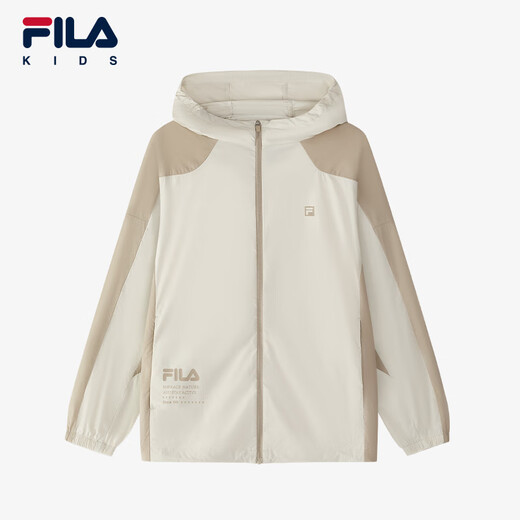 FILA children's sun protection clothing 2025 summer new style cool and light jacket for middle and large children GY 160