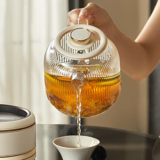 OIDIRE (Odd) health pot all-glass flower teapot teapot kettle constant temperature electric kettle teapot 0 glue multi-function menu 1L ODI-HC07 standard model