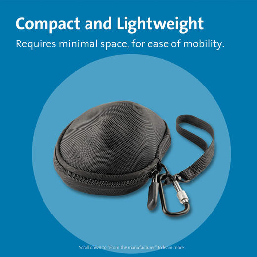 肯辛通（Kensington） 轨迹球硬壳保护套 USB无线连接 防水防震防尘 聚酯纤维 便携收纳 黑色 适配Orbit Fusion轨迹球