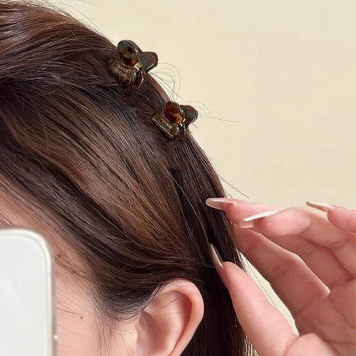 Xiang Wan hairpin grabber 2 retro acetate small grabbers female mini princess hairpin bangs clip broken hair hairpin headdress