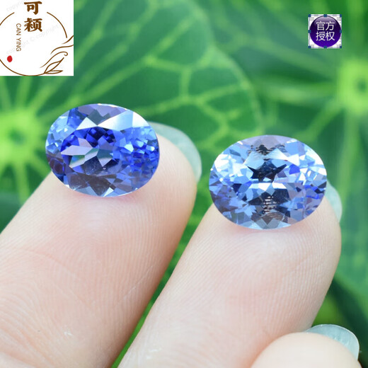 Christine cultivated sapphire 8A grade tanzanite loose stone oval cornflower blue ring face loose diamond tanzanite 10x12mm