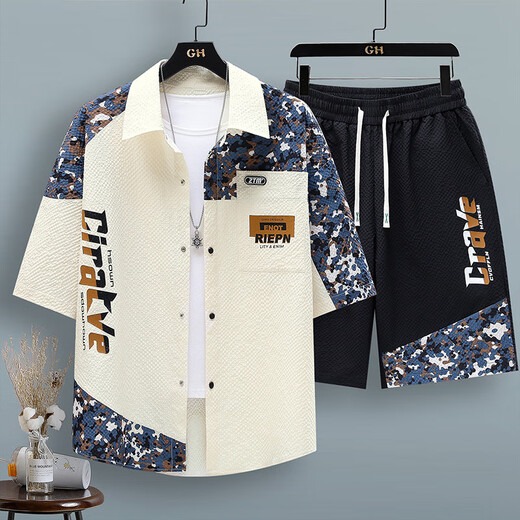 Gtyuwvg Bubble Sensing Sensing Shirt à manches à manches pour hommes en été mince à séchage rapide et détestable adolescente de travail de blocage de couleur LH-TZ686 Top noir xl